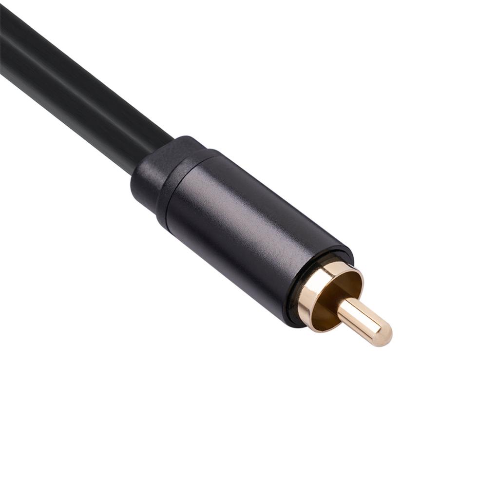 RCA Y Splitter Cable RCA 1 Male Plug To 2 Female Jack Adapter Stereo Audio Cable Cord for TV Subwoofer Amplifier Speaker