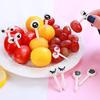 Pretty Smooth Surface Decorative Easy To Clean Creative Cartoon Kid Animal Cute Bento Fork Kitchen Supply Fruit Pick