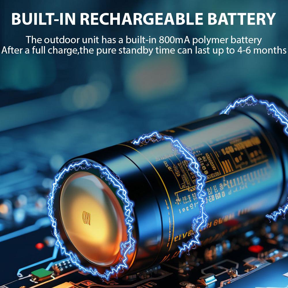 4,3-дюймовый IPS-экран, 2,4G, беспроводной визуальный дверной звонок с экраном, беспроводной смарт-домофон