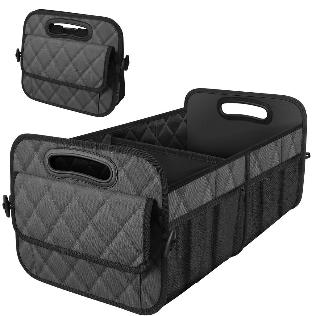 Car Trunk Organizer for SUV, Car Organizers and Storage with 6 Pocket, Car Accessories Waterproof Polyester Trunk Organizer