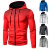 Men's Sports Fitness Autumn Winter Zipper Long Sleeved Spray Sweatshirt Cardigan Jackets & Coats Men’s
