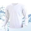 Мужские футболки с длинным рукавом, впитывающие пот и быстросохнущие, летние крутые спортивные футболки, модная Корея