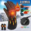 Unisex 3 Level Control Battery Power Electric Heated Hand Winter Warm Gloves Electric Heating Glove Waterproof Winter Gloves
