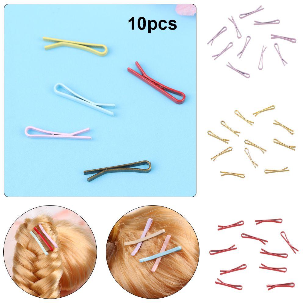 Kids Toys Accessories Headwear Hairclip Doll Head Clips Children Hair Clip Mini Metal Headclip