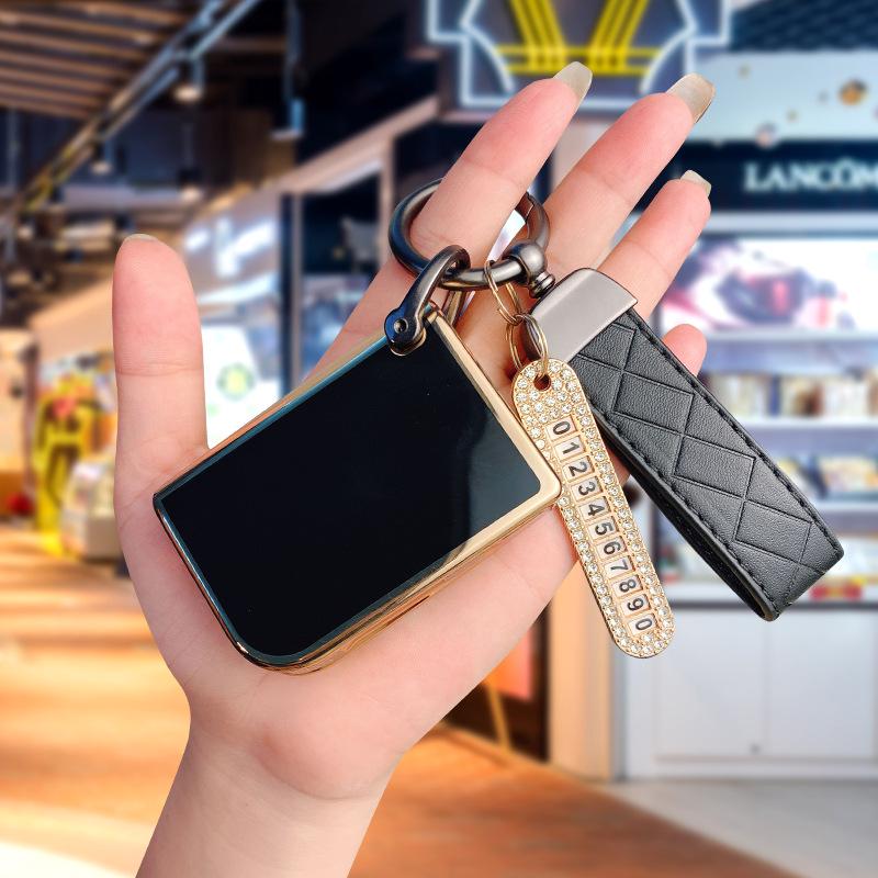 Чехол для ключей Lynk & Co 06 2023: Ограниченная серия, Новая модель, Унисекс сумка для автомобиля с милой пряжкой-ракушкой.
