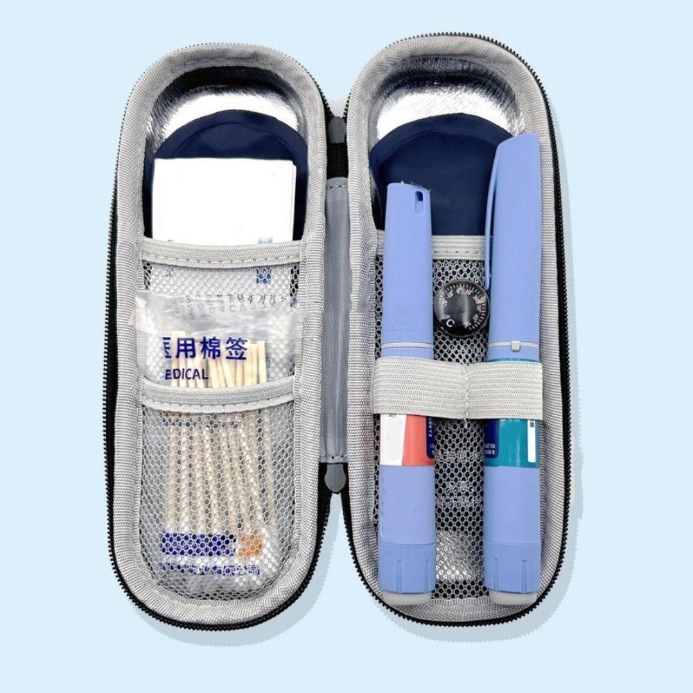 Insulin Vial Protector Insulin Cooler Bag Waterproof Carry-on Pill Protector for Home