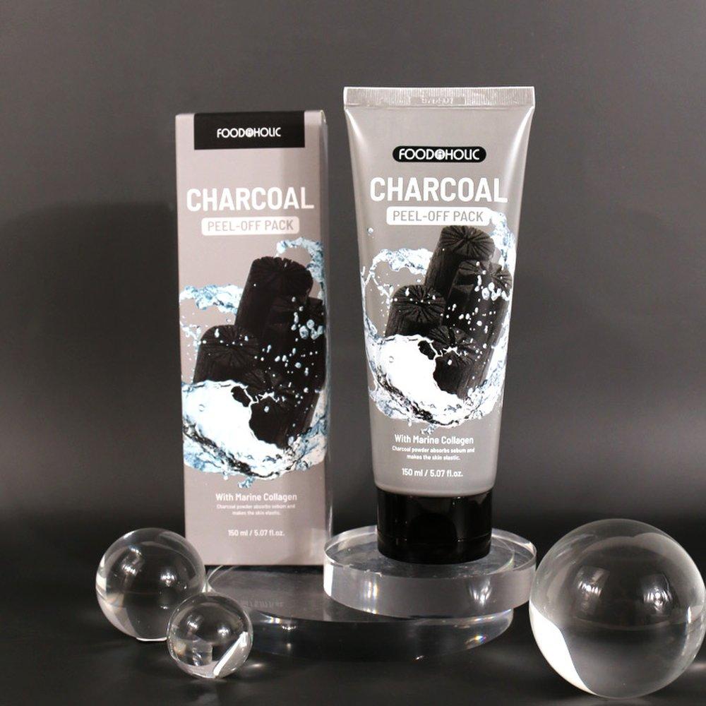 FoodaHolic Collagen Peel Off Pack 150 мл / Уголь