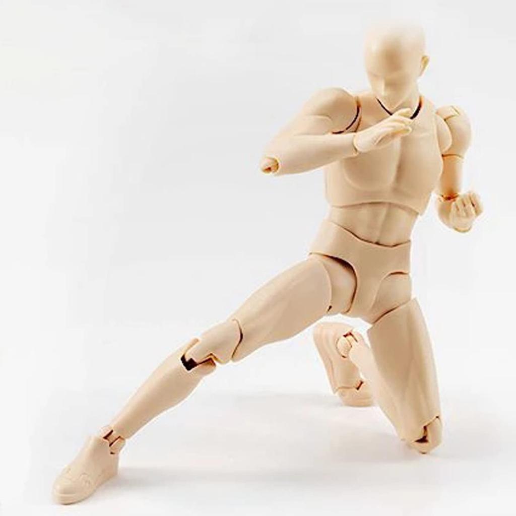 Drawing Model Drawing Doll Body Cartoon Male Drawing Mannequin Figure Model Model Drawing Model Doll Prop with Stand Doll Type Base Body Art Materials