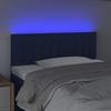 VidaXL LED Headboard Bedroom Furniture Single Bed Accessory Headboard Bed Frame Interior Blue 3121846