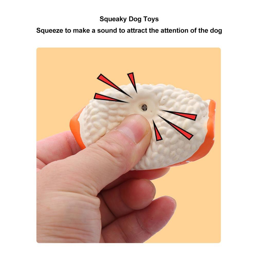 3Pcs Sushi Shaped Salmon Sushi Dog Toy Simulation Pet Snack Toy  Outdoor Bite Training
