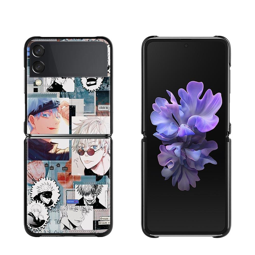 Чехол для телефона Samsung Galaxy Z Flip3 5G, чехлы для Samsung Z Flip 3 zflip Coque Hard Shell Fundas Jujutsu Kaisen аниме