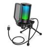 Microphone USB - FIFINE - Streaming - Filtre RGB - Couleur Noir - Mode USB