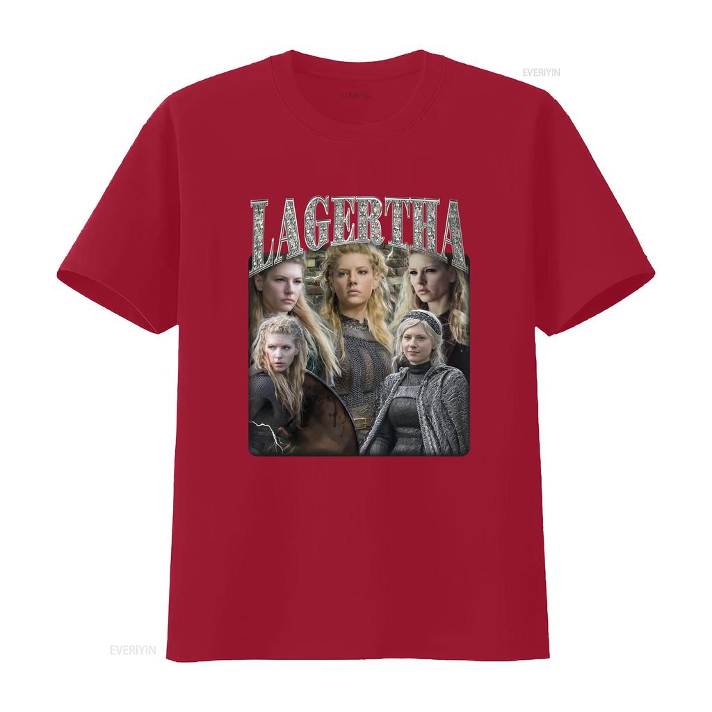 Limited Lagertha Vintage T Shirt For Unisex And Unisex Vintage Breathable Stylish Casual Fashion Streetwear
