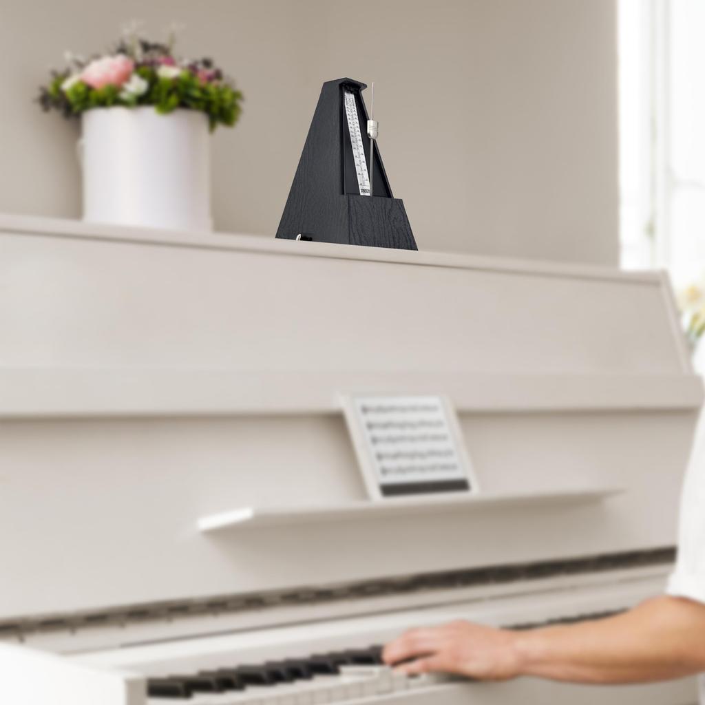 Sondery Metronome Pendulum Высокоточный классический механический метроном с колокольчиком для фортепиано, гитары, барабана, скрипки, саксофона, всех инструментов, маятник