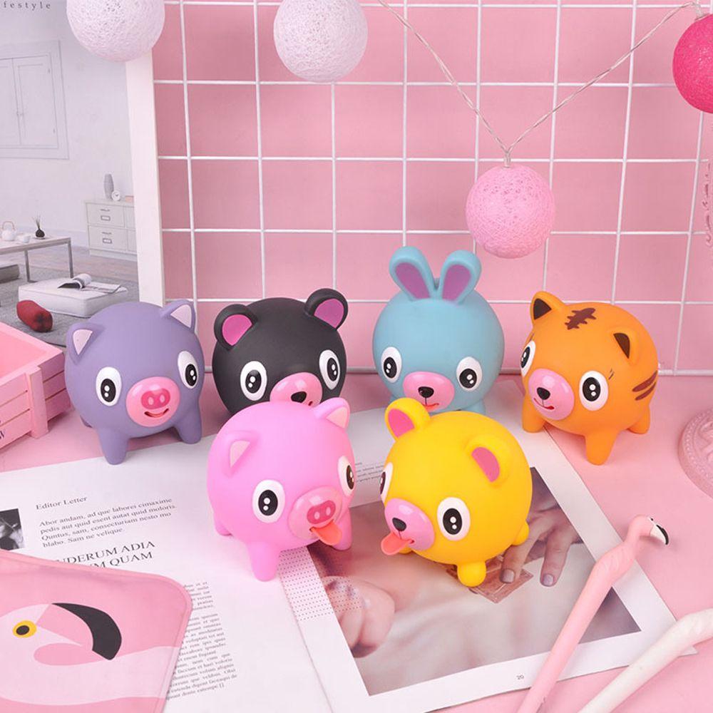 Игрушка Fidget Toys Растягивающиеся антистрессовые игрушки с высунутым языком Антистрессовые игрушки Говорящее животное Мяч-джаббер