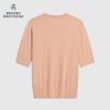 Женский вязаный свитер Brooks Brothers свободного кроя с круглым вырезом и вышивкой
