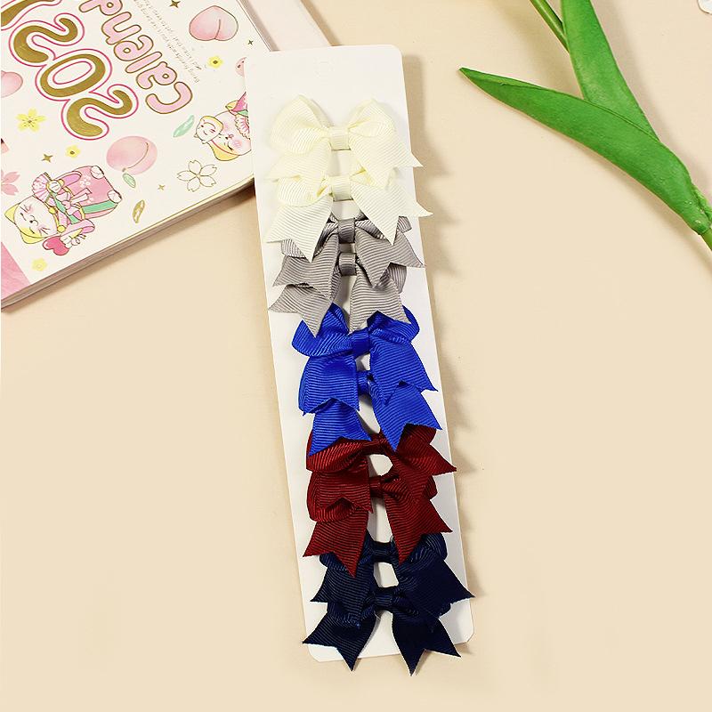 10 шт./компл. шпильки для волос принцессы для девочек милые банты нейлоновые безопасные заколки для волос заколки для младенцев малышей детские аксессуары для волос