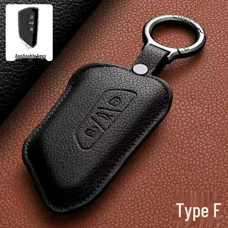 Чехол для ключа Volkswagen: Совместимо с Tayron, Passat, ID.4, Golf 8, Lamando L, Lavida, Tiguan L, Bora, Sagitar, Magotan.