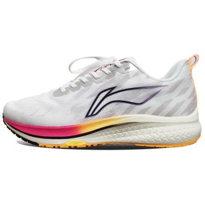 Кроссовки для бега Li Ning Red Rabbit 5 с низким верхом, амортизирующие, нескользящие, женские, серые, фиолетовые, ARMS010-7