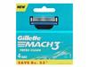 Wkłady do maszynki golenia Gillette Mach3 4 szt. ostrza wymienne zapasowe