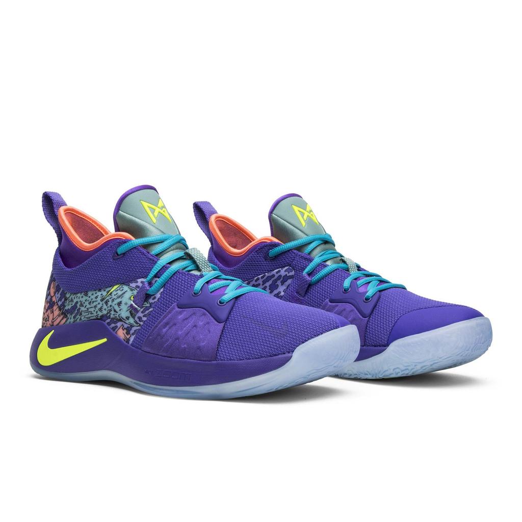 Nike PG 2 'Ментальность Мамбы' (унисекс) Кроссовки для баскетбола Cannon / Volt-Purple Venom AO2986 001
