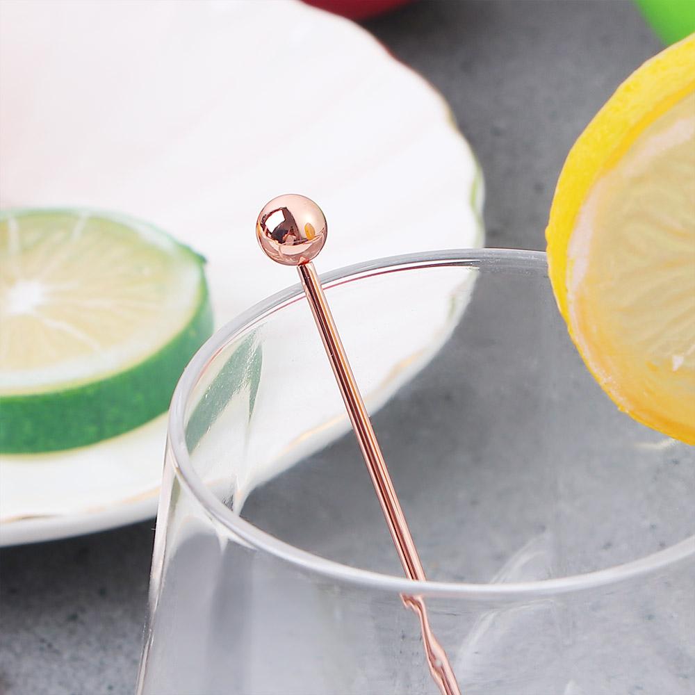 Creative Party Bar For Drinks Decoration Cocktail Picks Toothpicks Fruit Fork Fruit Sticks
