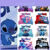 Постельный комплект с цифровой печатью серии Stitch из двух или трех предметов в современном и простом стиле