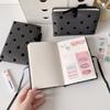 Учебные бумаги Тканевые ремешки Блокнот Серая обложка в горошек Корейский стиль Блокнот Студент