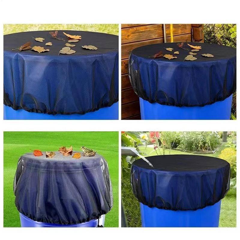1PC 60/90/100CM Mesh Cover Netting For Rain Barrels Water Collection Buckets Cover Water Tank Protection Lid Rain Collect Tool