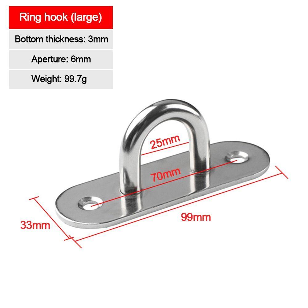 1Pcs U/J-Shaped Wall Hook Plate Deck Door Buckle New Ceiling Mount Hanger  for Fan Lamp