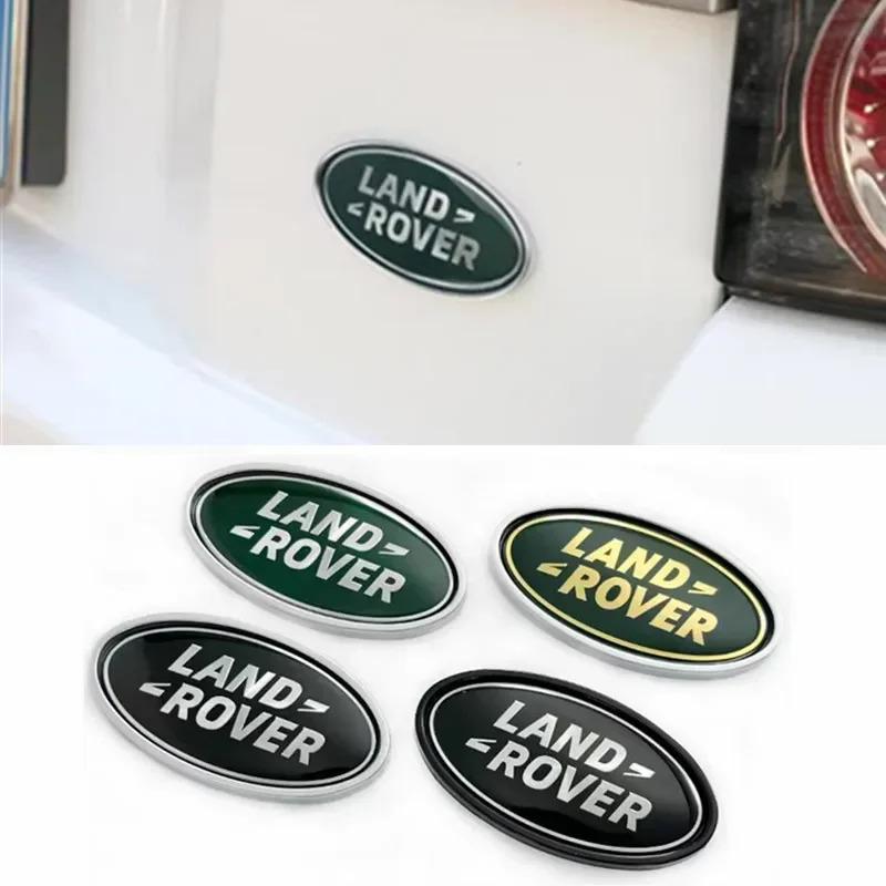 3D Car Front and rear Emblem Badge Sticker For Land rover SVR Discovery Velar Evoque Freelander Range Rover L322 car accessories YU0
