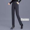 Women's High-Waist Straight-Leg Casual Pants