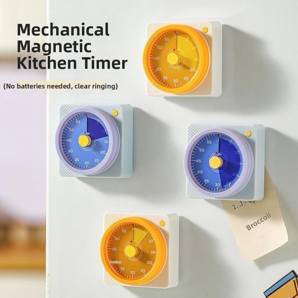 Magnetic Mechanical Visual Timer Self-discipline Countdown Alarm Clock Kitchen Timer  Kitchen Use