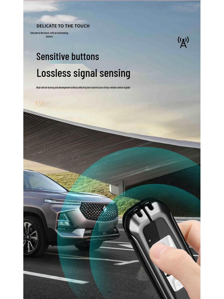 Чехол для ключа автомобиля Baojun 560/530/510/E100/730/310w/E200 с пряжкой - Металлический корпус для мужчин и женщин