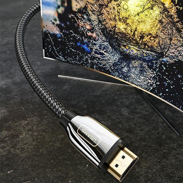USAMS HDMI - HDMI Cable 3mUltra HD U67 2.1 8K black/black SJ498HD01 (US-SJ498)