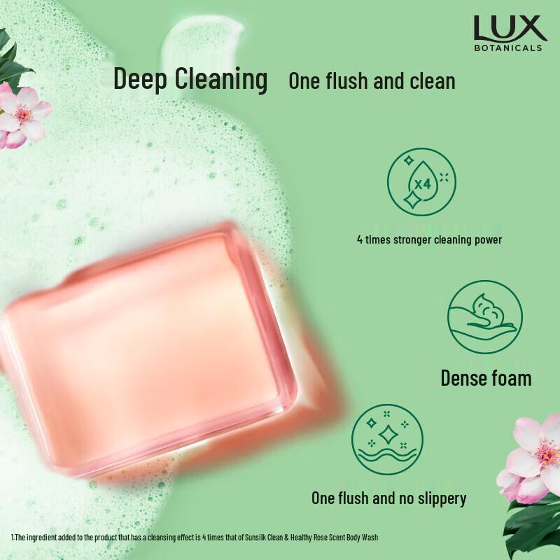 LUX Plant Extract Purifying Peach Scent Soap Bars