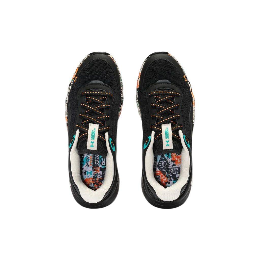 Under Armour Charged Vantage 1 Printed Sports Cushioning Soft Rebound Lightweight Low-Top Casual Running Shoes Women Sneaker Black 3027033-001