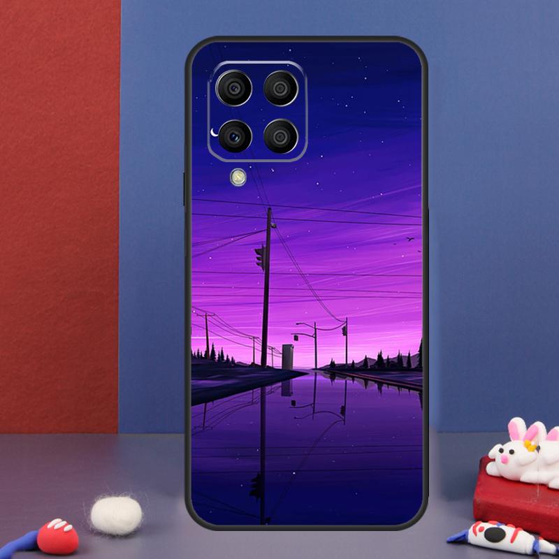 Фиолетовый Эстетичный Чехол Для Samsung Galaxy M16 M06 M36 M56 M15 M11 M31 M21 M53 M13 M32 M52 M35 M55 M14 M34 M54