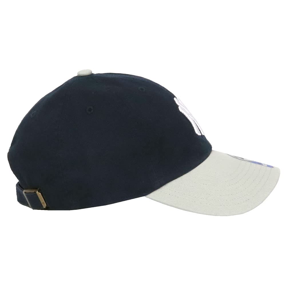 47 Brand Cap Kids Major League Детская бейсболка с логотипом Low Cap Бейсболка для мальчиков и девочек Бренд Двухцветный цвет NY NEW YORK YANKEES New York Yankees Navy x