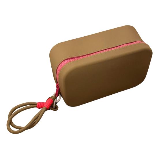 Силиконовая сумка для хранения большой емкости, водонепроницаемая застежка-молния, портативная косметичка, органайзер для косметики