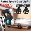 1/2 шт. Краскораспылитель Легкий Портативный Наручный Браслет Фонарик Перезаряжаемый Велосипедный Шлем Фонарик Мощный Световой Инструмент для Покраски Аксессуары
