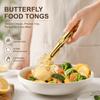 Hollow Out Stainless Steel Food Tongs Portable Kitchen Cooking Tongs  Restaurant Supplies