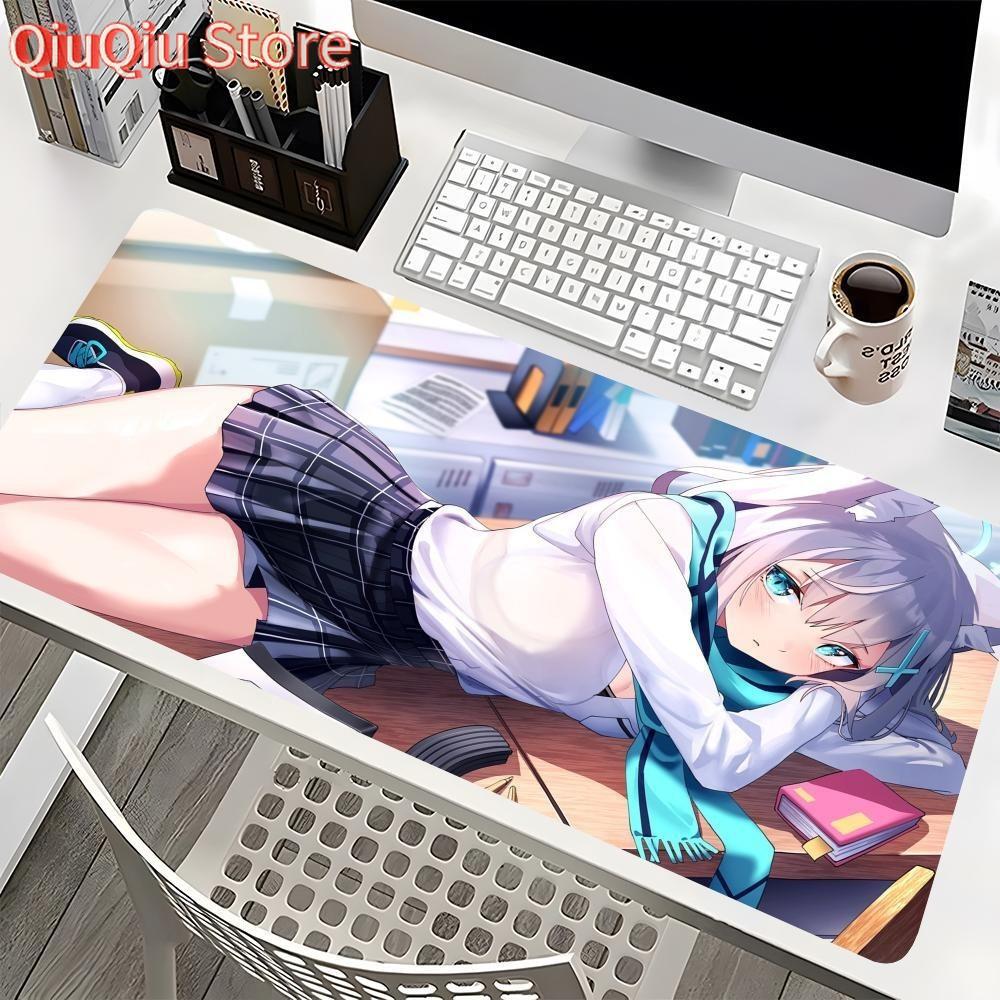 Anime Cute Girl Blue Archive Mouse Soft Pad Large Accessories xmm Desk Mats Carpet Antislip Laptop Soft Mice