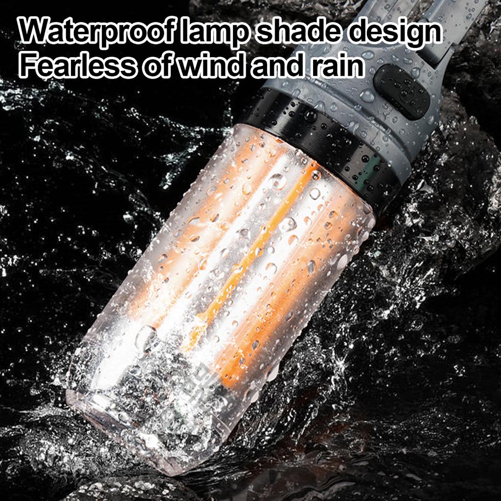 Usb Rechargeable Led Camping Light Emergency Lantern Work Lamp Rechargable Flashlight Torch Keychain Outdoor Working Touch Super