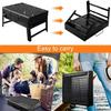 Portable Charcoal Grill Stainless Steel Small Tool Kit Outdoor Cooking Camping Picnic Beach Portable