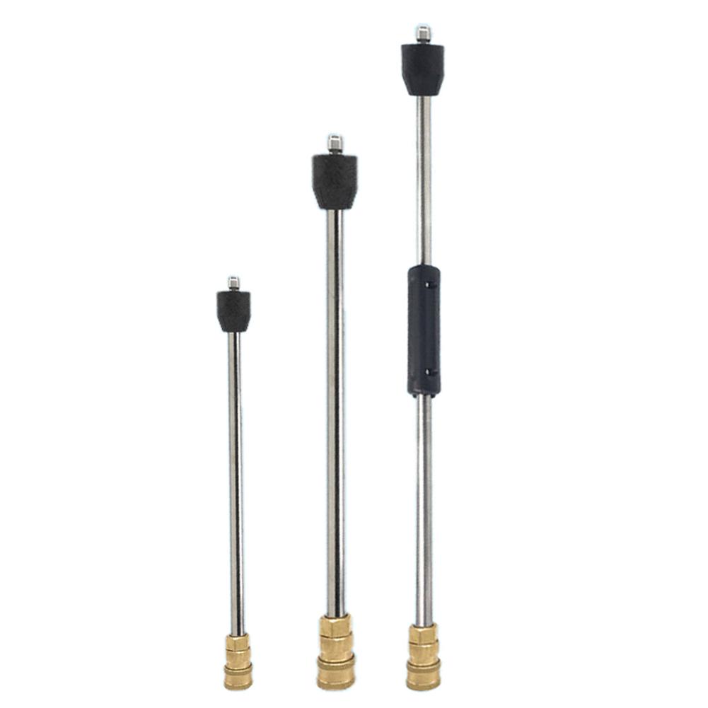 15/20/38/50cm Extension Wand For High Pressure Wash Gun With M14 Thread Or 1/4 Quick Connection Extension Rod Car Wash