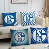 Football Club S-Schalke 04 History Cushion Cover Living Room Headboard Office Cushion Bedroom Cushion Sofa Nap Time Pillow Case