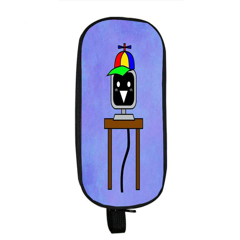 Пенал Sprunki Incredibox для студентов, двухслойный пенал для школьных принадлежностей с игрой в жанре ужасов, канцелярские принадлежности для детей, коробка для ручек