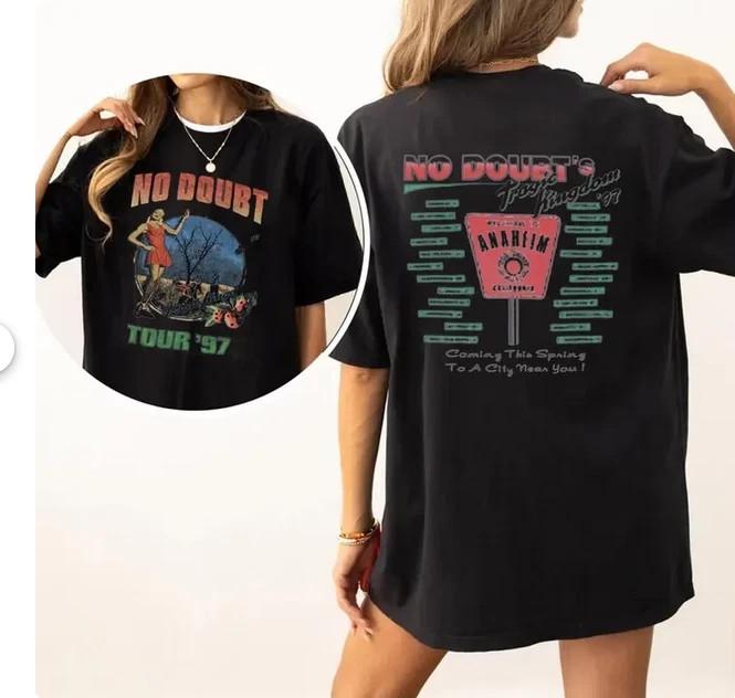 No Doubt Tragic Kingdom Tour 1997 Vintage Tshirt Retro Band Tee