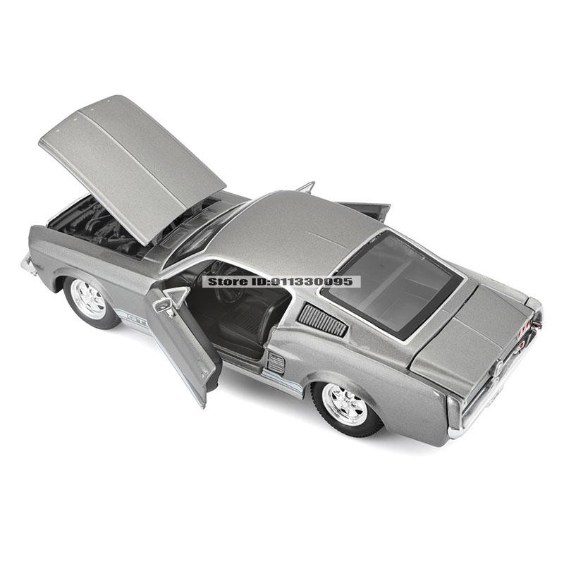 Майсто 1:24 1967 Мустанг GT ФОРД Шелби GT500 литой автомобильная модель ремесленная декорация коллекция игрушка инструмент подарок Литье под давлением